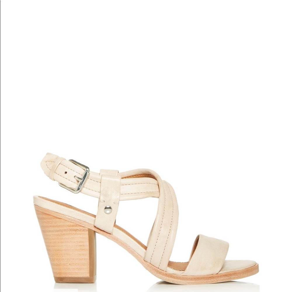 Frye Dani Crisscross Slingback Block-Heel Sandals - Picture 4 of 5